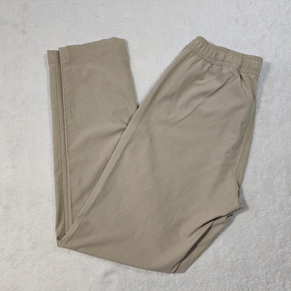 Fair Harbor One Pant Mens M Tan Lined Performance Yoga Quick Dry - Picture 10 of 14